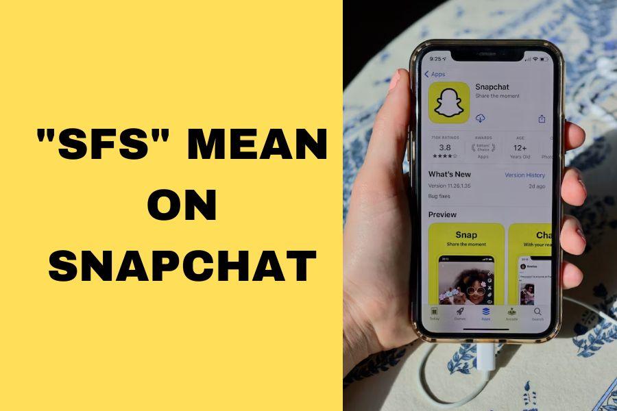What Does SFS Mean On Snapchat Example Alternatives