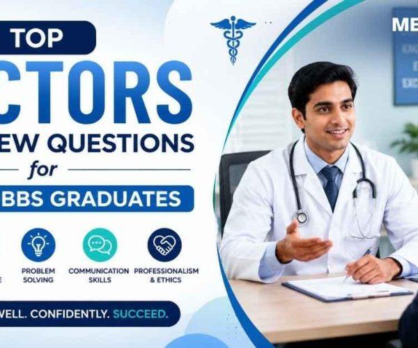 Top Doctors Interview Questions for Fresh MBBS Graduates